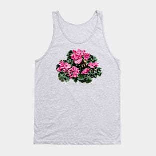 Magenta Geraniums Tank Top